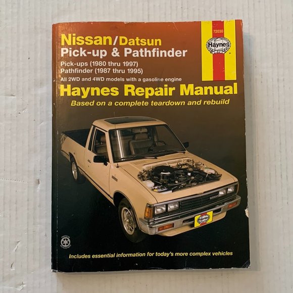 Haynes 72030 Nissan/Datsun Pick-Up & Pathfinder Repair Manual - Picture 1 of 14